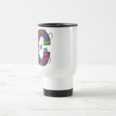 手紙Cのモノグラムのな通勤者のコーヒー・マグ トラベルマグ (中央)