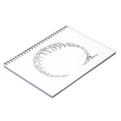 手紙Cの骨のイニシャル ノートブック (左側)