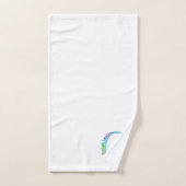 手紙Cモノグラムイニシャルバスギフトセット バスタオルセット (ハンドタオル)