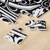 手紙C中世モノグラムアールヌーボー ジグソーパズル (側面)