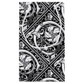 手紙C中世モノグラムアールヌーボー スモールペーパーバッグ (裏面)