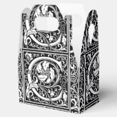 手紙C中世モノグラムアールヌーボー フェイバーボックス (オープン)