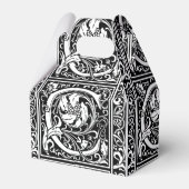 手紙C中世モノグラムアールヌーボー フェイバーボックス (正面サイド)