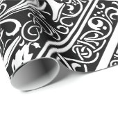 手紙C中世モノグラムアールヌーボー ラッピングペーパー (ロールコーナー)