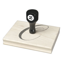 手紙C書道のゴム印。 ラバースタンプ