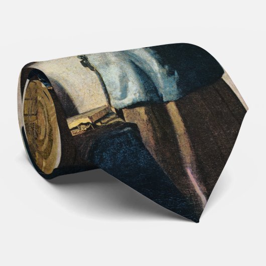 手紙ca.1665を読んでいる青のVermeerの女性 ネクタイ (ロール)