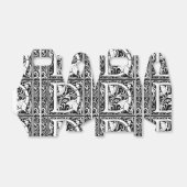 手紙D中世モノグラムアールヌーボー フェイバーボックス (折り畳みなし)