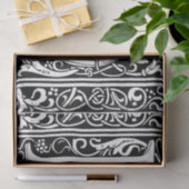 手紙D中世モノグラムアールヌーボー 薄葉紙 (ギフト)