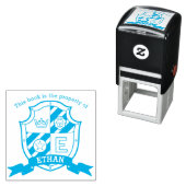 手紙Eクレストブック名前をカスタムするキッズライブラリ熊 セルフインキングスタンプ (インサイチュ)