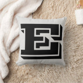 手紙Eモノグラム枕 クッション (ブランケット)