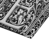 手紙E中世モノグラムアールヌーボー カッティングボード (角)