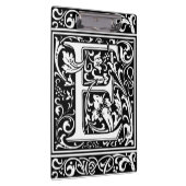 手紙E中世モノグラムアールヌーボー クリップボード (右)