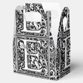 手紙E中世モノグラムアールヌーボー フェイバーボックス (オープン)