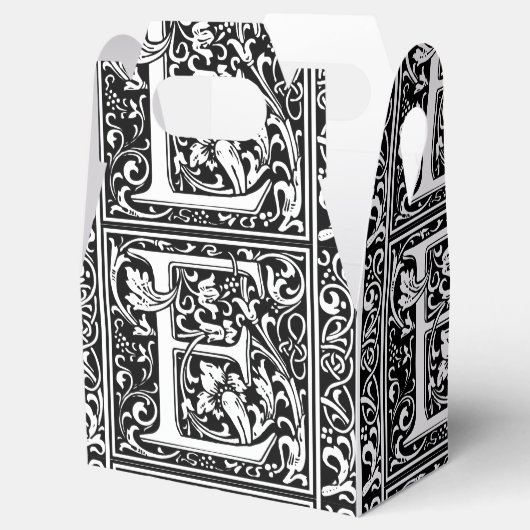 手紙E中世モノグラムアールヌーボー フェイバーボックス