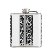 手紙E中世モノグラムアールヌーボー フラスク (裏面)