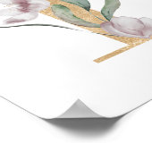 手紙Fモノグラムポスター ポスター (角)