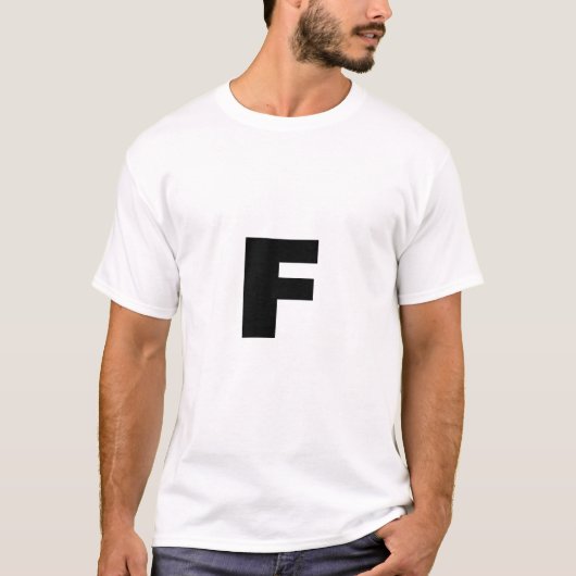 手紙F Tシャツ (正面)