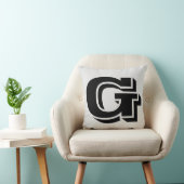 手紙Gモノグラム枕 クッション (椅子)