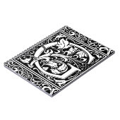 手紙G中世モノグラムアールヌーボー ノートブック (左側)