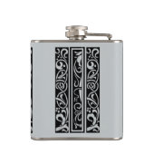 手紙G中世モノグラムアールヌーボー フラスク (裏面)