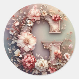 手紙G封筒シール ラウンドシール