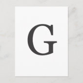 「手紙G」 ポストカード (正面)