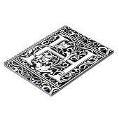 手紙H中世モノグラムアールヌーボー ノートブック (左側)