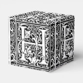 手紙H中世モノグラムアールヌーボー フェイバーボックス (裏面サイド)