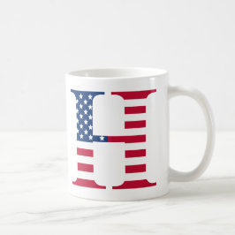 手紙H愛国的なマグカップ コーヒーマグカップ