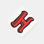 手紙H紙ナプキンス スタンダードカクテルナプキン (角)