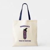 手紙Iと魔女の帽子と名前 | トリックまたは治療 トートバッグ (裏面)