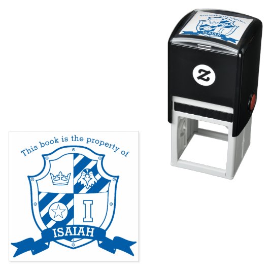 手紙Iクレスト本名前をカスタムするキッズライブラリバード セルフインキングスタンプ (インサイチュ)