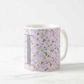 手紙I薄紫の自由 コーヒーマグカップ (正面右)