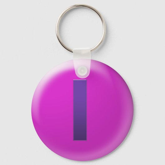 手紙I キーホルダー (正面)