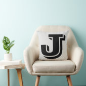 手紙Jモノグラム枕 クッション (椅子)