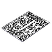 手紙J中世モノグラムアールヌーボー ノートブック (左側)