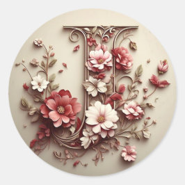 手紙J封筒シール ラウンドシール