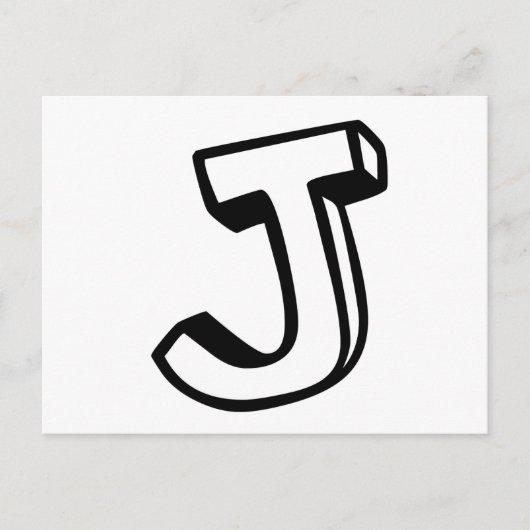 手紙J ポストカード (正面)