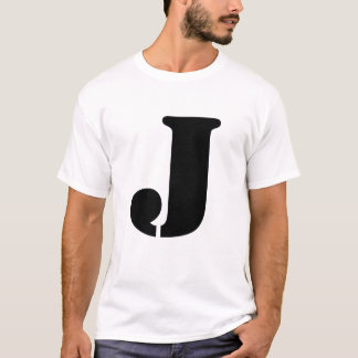 手紙J Tシャツ
