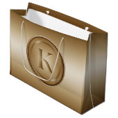 「手紙K」モノグラム ラージペーパーバッグ (正面アングル)