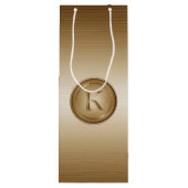 「手紙K」モノグラム ワインギフトバッグ (裏面)