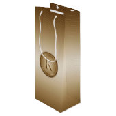 「手紙K」モノグラム ワインギフトバッグ (正面アングル)