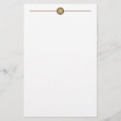 「手紙K」モノグラム 便箋 (正面)