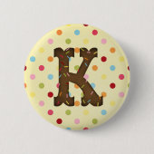 手紙K 缶バッジ (正面)