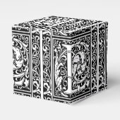 手紙L中世モノグラムアールヌーボー フェイバーボックス (正面サイド)