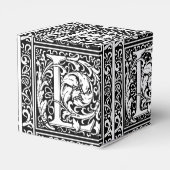 手紙L中世モノグラムアールヌーボー フェイバーボックス (裏面サイド)