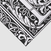 手紙L中世モノグラムアールヌーボー 薄葉紙 (詳細)