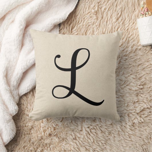 手紙L クッション (ブランケット)