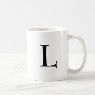 "手紙L " コーヒーマグカップ