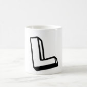 手紙L コーヒーマグカップ (中央)